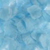 Unique Bargains Decoration Wedding Party Silk Artificial Flower Petals Light Blue 2000 Pcs - 4 of 4