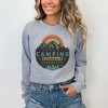 Simply Sage Market Women's Graphic Sweatshirt Forest Camping Badge - 2 of 4