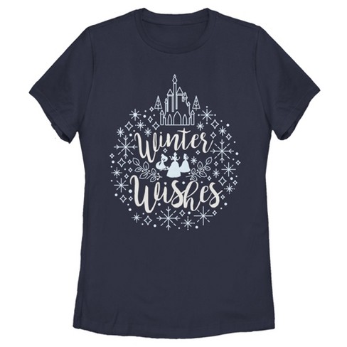 Women's Disney Princesses Winter Wishes T-Shirt - image 1 of 4