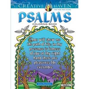 Creative Haven Psalms Coloring Book - (Adult Coloring Books: Religious) by  Jessica Mazurkiewicz (Paperback) - 1 of 1