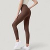 Anna-Kaci Active Women's High Waist Full Length Leggings with Wide Waistband - 3 of 4