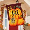 Briarwood Lane Burlap House Flag 40x28 For Outdoor Happy Fall Pumpkin Trio For Fall House Flag - 4 of 4