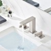 Sumerain 8 Inch Widespread Brushed Nickel Bathroom Sink Faucet 2 Handles Lavatory Faucet - 4 of 4