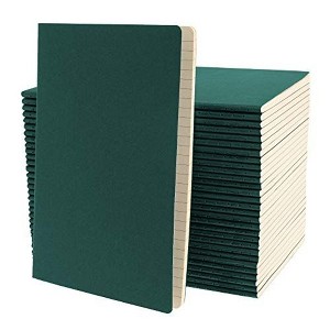 Simply Genius A5 Lined Notebooks with Softcover - College Ruled Notebook - 92 pages, 5.5" x 8.3" (Green, 30 pack) - 1 of 4