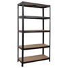 5-Tier Storage Rack, Garage Heavy Duty Metal Storage Shelving, Adjustable 5 Tier Storage Shelves - 4 of 4
