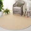 Napa Faux Sisal Plain Weave NFS105 UV Resistant, Stain Resistant, Soft Surface, Non-Shedding Indoor/Outdoor Rugs - Safavieh - 2 of 4