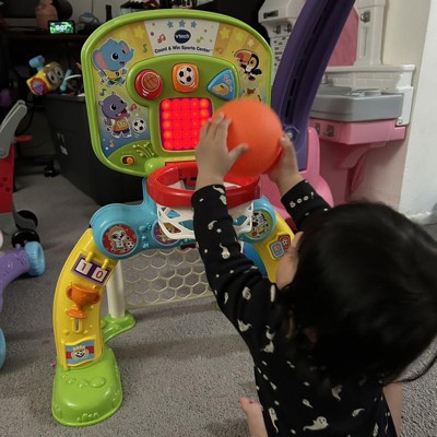 VTech KidiSports Basketball – Interaktiver Basketballkorb inkl. Ball für  das Kinderzimmer mit Bewegungssensor und Punktezähler – Für Kinder von 3-8  Jahren[Exklusiv bei ]: : Spielzeug