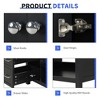 Mshliw 36" Bathroom Vanity with Ceramic Sink, Cabinet with Two Doors, Two Drawers, and Open Shelf, Freestanding Solid Wood Construction - 4 of 4