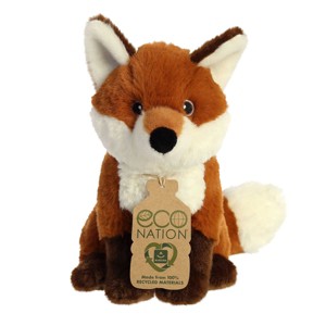 Aurora Small Fox Eco Nation Eco-Friendly Stuffed Animal Red 7.5" - 1 of 4