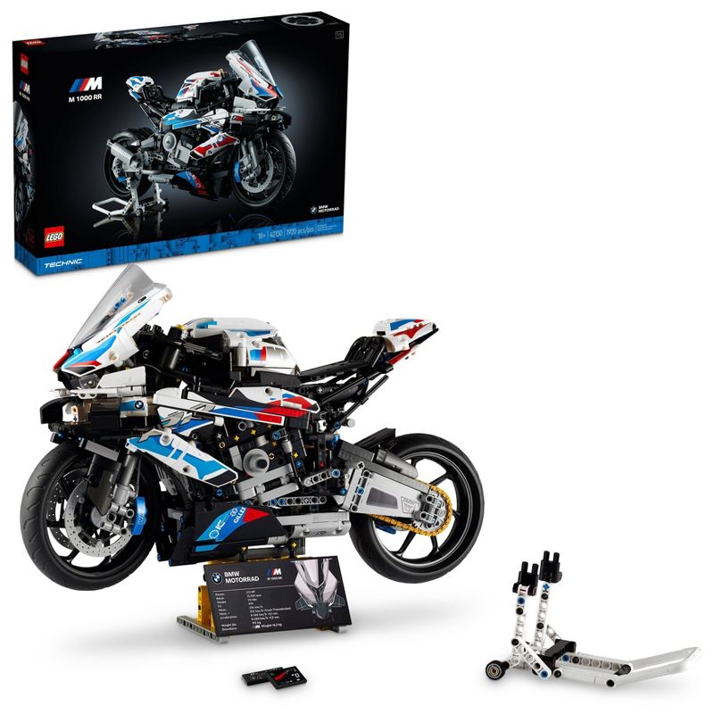 LEGO Technic BMW M 1000 RR Motorcycle Model Kit 42130, 1 of 8