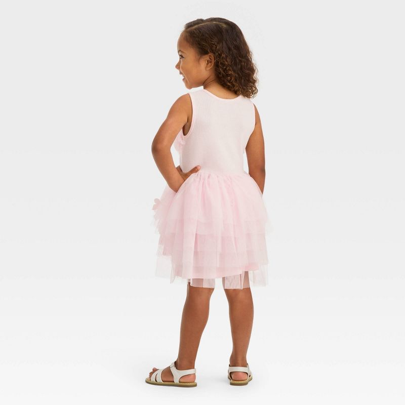 Toddler Girls' Audrey Camille Butterfly Tank Tutu Dress - Light Pink, 2 of 4