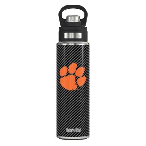 NCAA Clemson Tigers Carbon Fiber Wide Mouth Water Bottle - 24oz - 1 of 3