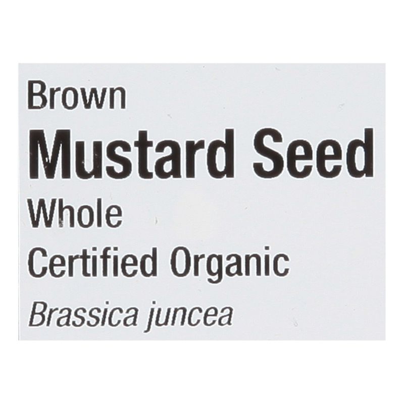 Frontier Co-Op Mustard Seed Organic Brown Whole - 1 lb, 3 of 4