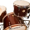 Sawtooth Command Series 4-Piece Drum Shell Pack with 24" Bass Drum, Red Streak - 3 of 4