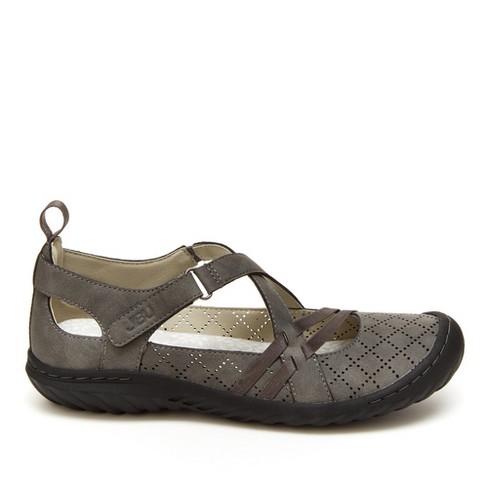 Jbu Women s Nicole Mary Jane Flat Size 7.5 In Charcoal Target