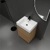 NicBex Bathroom Vanity with Sink,Modern Bathroom Sink Vanity with 2 Drawers,24/30 inch Bathroom Sink Cabinet for Bathroom,Oak/Brown - 4 of 4