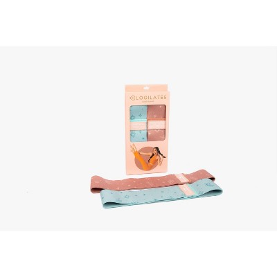 Blogilates Booty Resistance Bands 2pk - Peach Orange/Blue_5