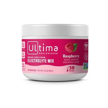 Ultima Replenisher Vegan Electrolyte Drink Mix - Raspberry - 3.4oz