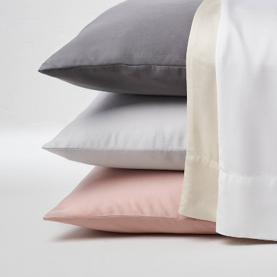 400 Thread Count Washed Lyocell Solid Pillowcase Set - Casaluna™