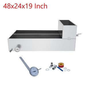 48"x24"x19" Divided Maple Syrup Pan With Tank Sap Evaporator & Thermometer & Valve - 1 of 4