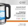 Complete Cuisine CC-EK-2000-TC Electric Kettle with Temp Control, Electric Tea Kettle with Stainless-Steel Heating Element, 1.7 Liters - 3 of 4