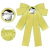 Elerevyo Women's Wedding Party Ribbon Brooch Pin Bow Tie - 3 of 4