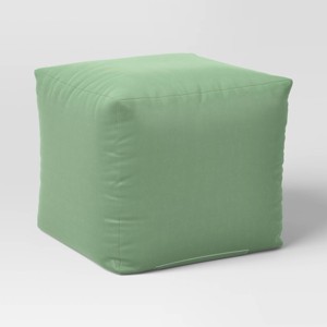 18"x15" Outdoor Patio Pouf - Room Essentials™ - 1 of 4