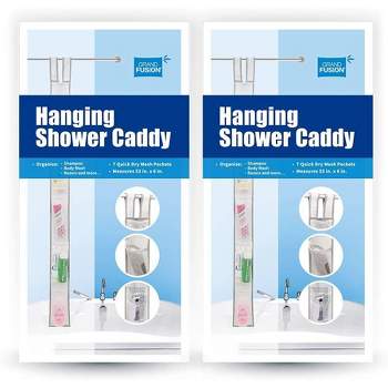 Bathroom Multi-function Natural Bamboo Storage Rack Over Shower Head  Organizer, Shower Ball, Shampoo, Conditioner, Soap Holder : Target