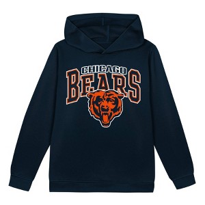 NFL Chicago Bears Toddler Boys' Poly Fleece Hooded Sweatshirt - 1 of 1