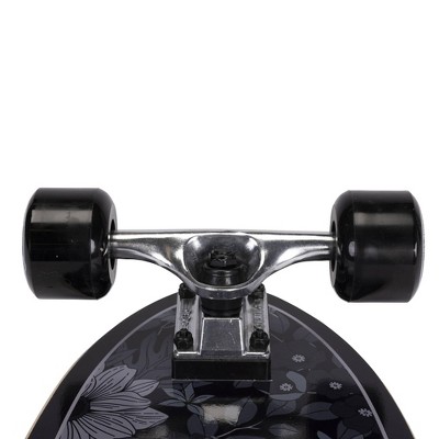 ReDo Skateboard Co. 24&#34; Standard Skateboard - Black Floral_4