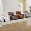 Ergonomic Recliner Chair with Wide Rocker, Overstuffed Breathable Fabric, Massage and Heat Function - 2 of 4