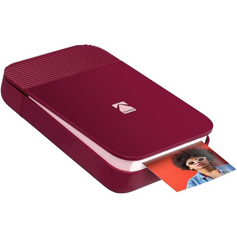 progressiv Render Formand Kodak Smile Instant Digital Bluetooth Printer For Iphone & Android – Edit,  Print & Share 2x3 Zink Photos W/ Smile App (red) : Target