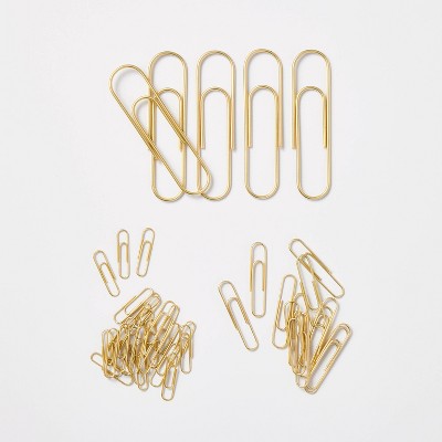 6pk Round Metal Soft Gold Magnets - Threshold™