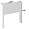 AFI Furnishings Madison Twin Headboard with Turbo Charger in White - 2 of 4