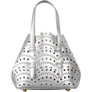 FATMOON Hollow Out Small Basket Bags for Women PU Leather Handbag with Inner Bag Shoulder Crossbody Bag for Beach Summer Travel - 1 of 4