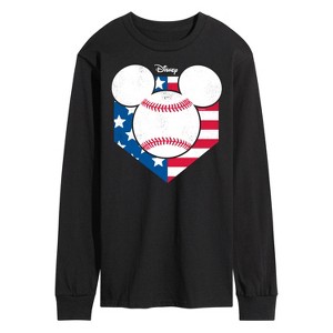 Men's - Disney - Americana Long Sleeve Graphic T-Shirt - 1 of 4