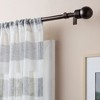 TOWN & COUNTRY BASICS Modern Sphere Single Indoor Curtain Rod and Finial Set - 2 of 2