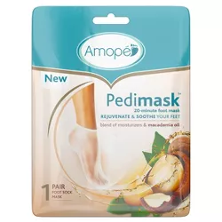 Amope Pedimask 20-Minute Foot Mask - Macadamia Oil