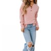 Women's Ryan Knit Henley Top - Liam & Company - 2 of 3