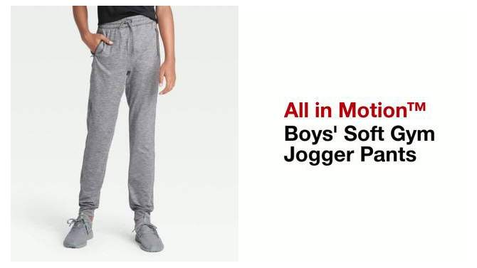 Boys' Soft Gym Jogger Pants - All In Motion™, 2 of 9, play video