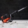 VEVOR Demolition Jack Hammer, 3500W Jack Hammer Concrete Breaker, 2pcs Chisel with Gloves & 360°C Swiveling Front Handle for Trenching, Black - 2 of 4
