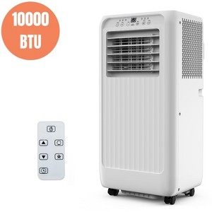 10000 BTU Portable Air Conditioner with Remote – 3-in-1 AC, Dehumidifier & Fan, Cools up to 450 Sq. Ft, Sleep Mode, Timer, Quiet Operation - 1 of 4