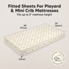 KeaBabies Mini Crib Sheets for Baby Girls, Boys, 2-Pack Soothe Pack and Play Sheets Fitted, Organic Pack N Play Mattress Sheet - 3 of 4