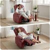 Massage Rocker Recliner Chair with Heat and Vibration Ergonomic Rocking Lounge Chair for Living Room - 2 of 4