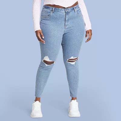 Smurfs Medium Ripped Wash Sailor Jeans