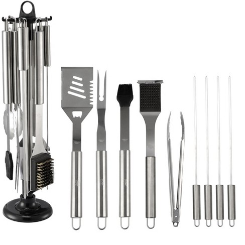 Dreamfarm Set of BBQ Grill Tools, Stainless Steel