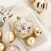 Christmas Ball Ornaments Set, 65 pcs Shatterproof Xmas Balls Decorative Hanging Ornaments Assorted Set for Xmas Tree Holiday Garland Decor - 4 of 4