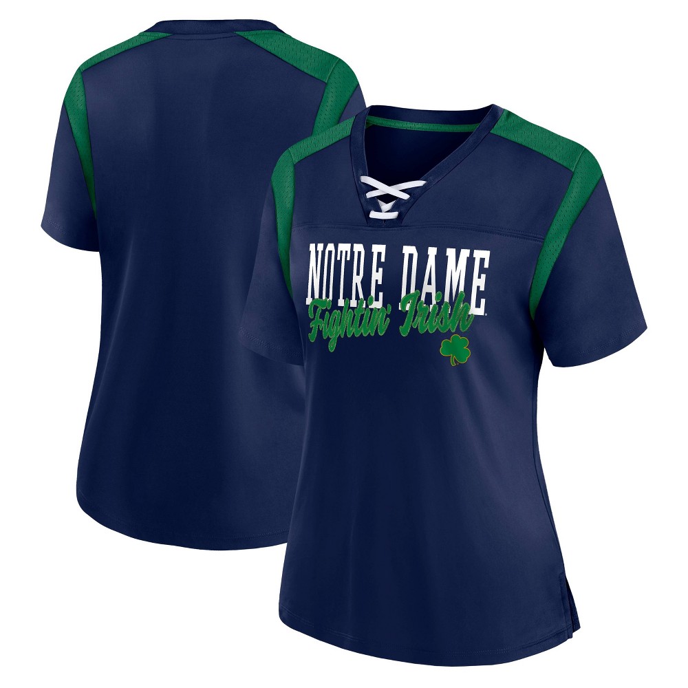 NCAA Notre Dame Fighting Irish Womens Jersey T-hirt