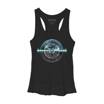 Women's Design By Humans Returning To Silence By Maryedenoa Racerback Tank Top