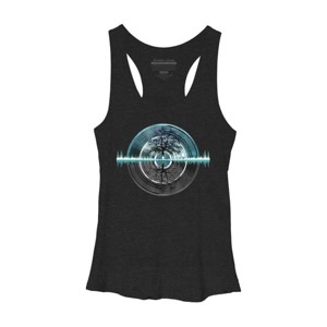 Women's Design By Humans Returning To Silence By Maryedenoa Racerback Tank Top - 1 of 3